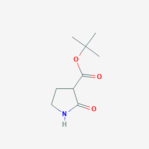 molecular formula C9H15NO3 B8690201 Tert-butyl 2-oxopyrrolidine-3-carboxylate CAS No. 134714-20-8