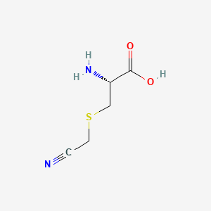 molecular formula C5H8N2O2S B8690279 S-(cyanomethyl)-L-cysteine 