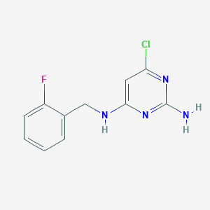 2-Amino-4-chloro-6-(2-fluorobenzylamino)-pyrimidine