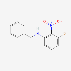 molecular formula C13H11BrN2O2 B8690369 N-Benzyl-3-bromo-2-nitroaniline CAS No. 920285-21-8