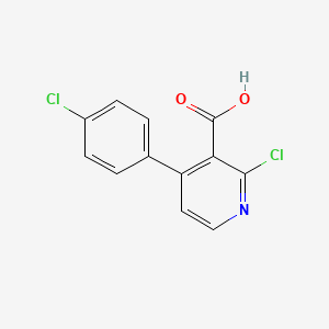 molecular formula C12H7Cl2NO2 B8690374 2-Chloro-4-(4-chlorophenyl)pyridine-3-carboxylic acid CAS No. 147078-82-8