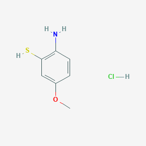 2-amino-5-methoxybenzene-1-thiol hydrochloride