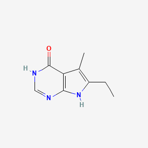 6-Ethyl-5-methyl-7H-pyrrolo[2,3-d]pyrimidin-4-ol