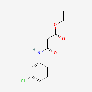 molecular formula C11H12ClNO3 B8690523 Ethyl 3'-chloromalonanilate CAS No. 15386-82-0