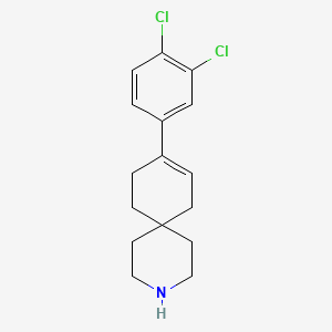 B8690575 9-(3,4-Dichlorophenyl)-3-azaspiro[5.5]undec-8-ene CAS No. 918650-73-4