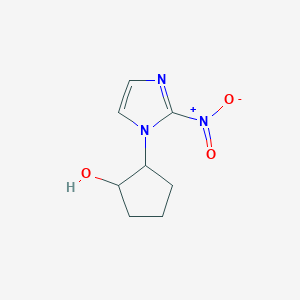 B8690585 2-(2-Nitro-1H-imidazol-1-yl)cyclopentan-1-ol CAS No. 88135-09-5