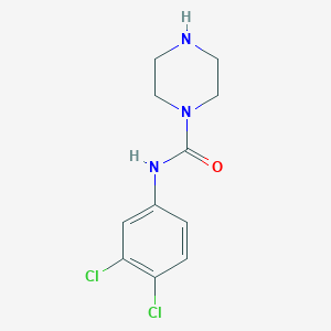 molecular formula C11H13Cl2N3O B8690684 N-(3,4-Dichlorophenyl)piperazine-1-carboxamide 