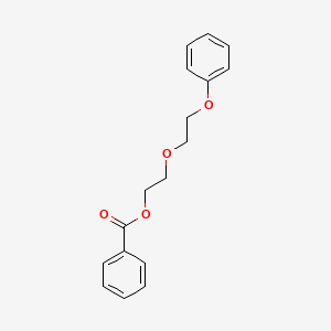 molecular formula C17H18O4 B8690710 2-(2-Phenoxyethoxy)ethyl benzoate CAS No. 67845-81-2