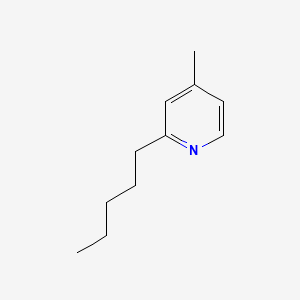 molecular formula C11H17N B8690734 4-Methyl-2-pentylpyridine CAS No. 84625-54-7