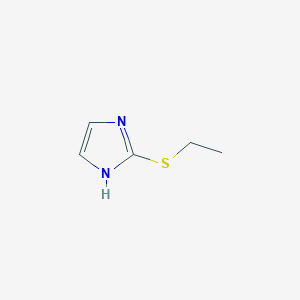 molecular formula C5H8N2S B8690739 2-(Ethylsulfanyl)-1H-imidazole CAS No. 7565-39-1