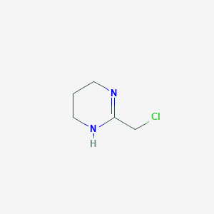 molecular formula C5H9ClN2 B8690772 2-(Chloromethyl)-1,4,5,6-tetrahydropyrimidine 