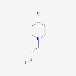 molecular formula C7H9NO2 B8690850 1-(2-Hydroxyethyl)-1,4-dihydro-4-pyridone 