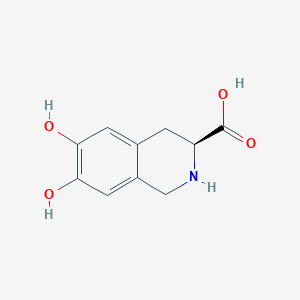 molecular formula C10H11NO4 B8690927 (3S)-6,7-Dihydroxy-1,2,3,4-tetrahydroisoquinoline-3-carboxylic acid CAS No. 34312-81-7