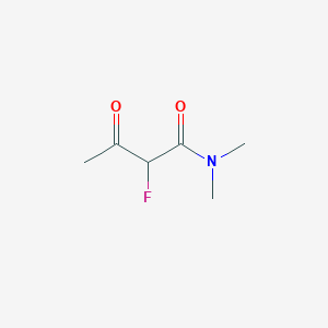 molecular formula C6H10FNO2 B8690941 2-Fluoro-N,N-dimethyl-3-oxobutanamide CAS No. 202921-55-9