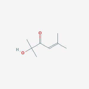 molecular formula C8H14O2 B8690954 2-Hydroxy-2,5-dimethylhex-4-en-3-one CAS No. 53269-78-6