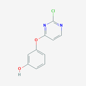3-[(2-Chloropyrimidin-4-yl)oxy]phenol