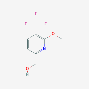 [6-Methoxy-5-(trifluoromethyl)pyridin-2-yl]methanol