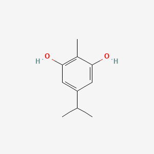 molecular formula C10H14O2 B8691099 5-Isopropyl-2-methylbenzene-1,3-diol 