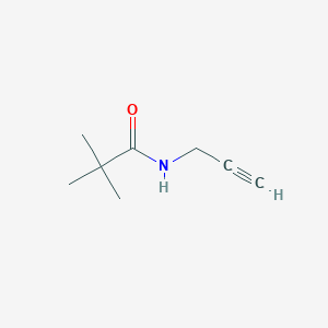 molecular formula C8H13NO B8691145 2,2-dimethyl-N-prop-2-ynyl-propionamide CAS No. 178320-73-5