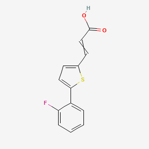 3-[5-(2-Fluoro-phenyl)-thiophen-2-yl]-acrylic Acid