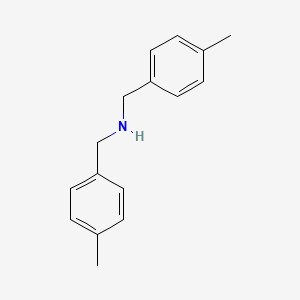 molecular formula C16H19N B8691161 Dibenzylamine, 4,4'-dimethyl- 