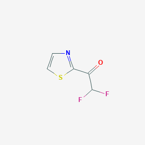 molecular formula C5H3F2NOS B8691192 Ethanone,2,2-difluoro-1-(2-thiazolyl)- 