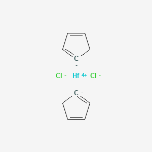 molecular formula C10H10Cl2Hf B8691220 Hafnocene dichloride 