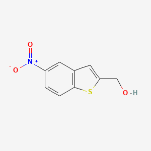 molecular formula C9H7NO3S B8691222 (5-Nitrobenzo[b]thiophen-2-yl)methanol CAS No. 4688-15-7