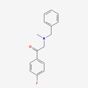 2-[Benzyl(methyl)amino]-1-(4-fluorophenyl)ethan-1-one