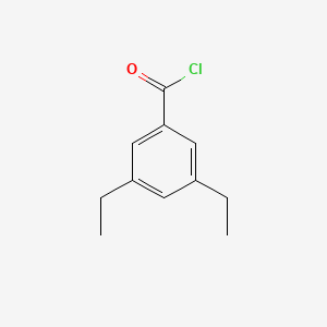 molecular formula C11H13ClO B8691244 3,5-Diethylbenzoyl chloride 