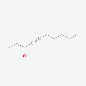 molecular formula C10H16O B8691249 4-Decyn-3-one 