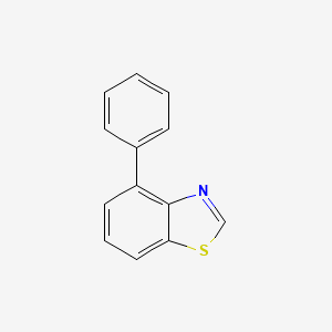 molecular formula C13H9NS B8691254 Benzothiazole,4-phenyl- 