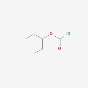 molecular formula C6H11ClO2 B8691325 pentan-3-yl chloroformate 