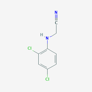 molecular formula C8H6Cl2N2 B8691357 2,4-Dichloroanilinoacetonitrile CAS No. 75241-35-9