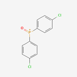 molecular formula C12H8Cl2OP+ B8691375 Bis(4-chlorophenyl)phosphine oxide 
