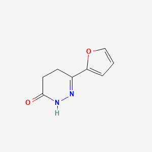 molecular formula C8H8N2O2 B8691400 6-(furan-2-yl)-2,3,4,5-tetrahydropyridazin-3-one 