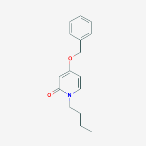 molecular formula C16H19NO2 B8691443 4-Benzyloxy-1-butyl-1H-pyridin-2-one 