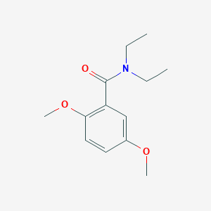 molecular formula C13H19NO3 B8691520 N,N-Diethyl-2,5-dimethoxybenzamide CAS No. 72003-93-1