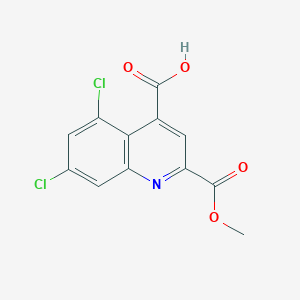 4-Carboxy-5,7-dichloro-2-methoxycarbonylquinoline