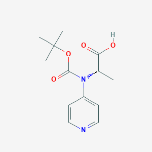 (S)-N-Boc-(4-pyridyl)alanine