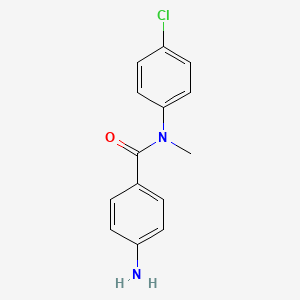 4-amino-N-(4-chlorophenyl)-N-methylbenzamide