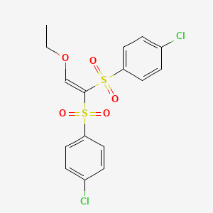 1,1-Bis(4-chlorophenylsulphonyl)-2-ethoxyethene