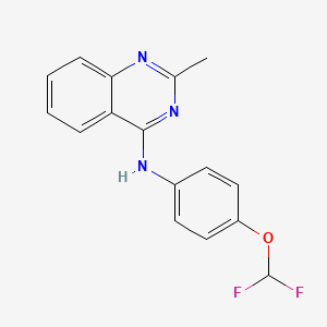 N-(4-(Difluoromethoxy)phenyl)-2-methylquinazolin-4-amine