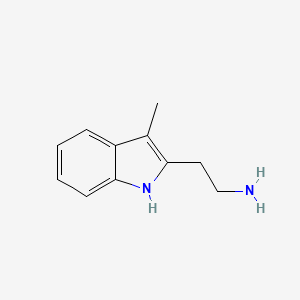 molecular formula C11H14N2 B8691697 3-Methyl-1H-indole 2-ethanamine CAS No. 10590-71-3