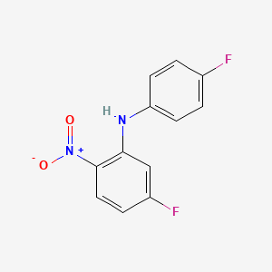 molecular formula C12H8F2N2O2 B8691724 5-fluoro-N-(4-fluorophenyl)-2-nitroaniline 