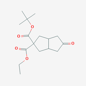 2-tert-butyl 2-ethyl 5-oxohexahydropentalene-2,2(1H)-dicarboxylate