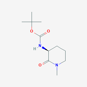 molecular formula C11H20N2O3 B8691743 (S)-tert-Butyl (1-methyl-2-oxopiperidin-3-yl)carbamate 