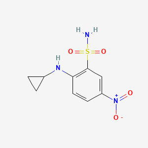 2-Cyclopropylamino-5-nitrobenzenesulphonamide