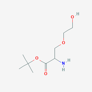 molecular formula C9H19NO4 B8691770 2-(2-Boc-aminoethoxy)-ethanol 
