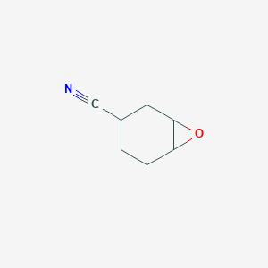 molecular formula C7H9NO B086918 7-Oxabicyclo[4.1.0]heptane-3-carbonitrile CAS No. 141-40-2